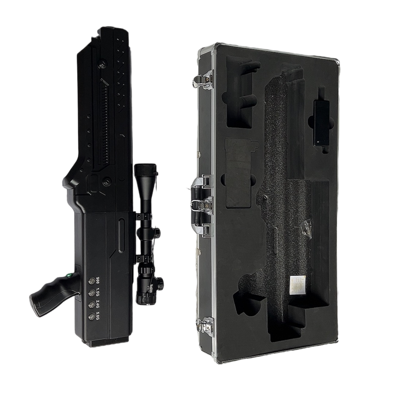  唐河手持便携式枪型低空防御反制四通道A型